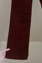 1970's LEVI'S BURGUNDY COTTON CORDS | SIZE 27