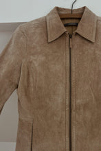Y2K CAMEL SUEDE JACKET | SIZE S