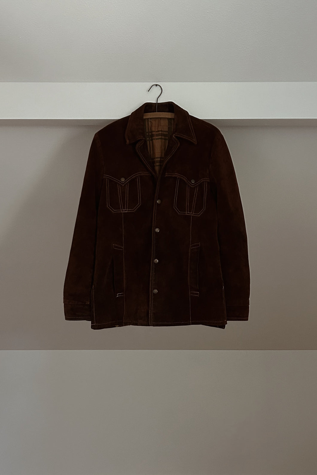 1970's JOO KAY WESTERN STITCH SUEDE JACKET | SIZE M