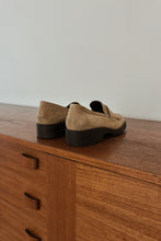 Y2K FRINGE SUEDE LUG SOLE LOAFERS | SIZE 7