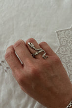 1990's ADJUSTABLE 925 STERLING SILVER SNAKE RING