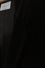 1970's BLACK COTTON CORDUROY BLAZER | SIZE M/L