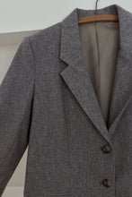 1970's MARL GREY WOOL BLAZER | SIZE S