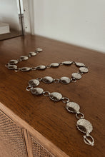 1990's SILVER METAL CONCHO BELT | SIZE S/M