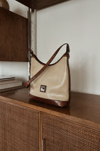 1990's DOONEY & BOURKE CROC EMBOSSED HOBO BAG | 11" x 10" x 3.5"