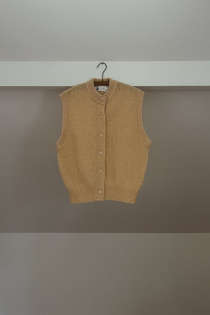 1970's BUTTER WOOL KNIT SWEATER VEST