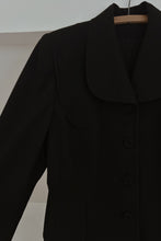 1940's RARE BOBBY BURNS BLACK WOOL JACKET | SIZE M
