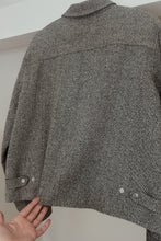 1990's SILK TWEED BOMBER JACKET | SIZE M/L