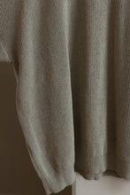 1990's ICE GREY COTTON KNIT JUMPER