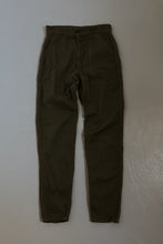 1980's HIGH RISE SLIM CUT COTTON MILITARY FATIGUES | SIZE 27