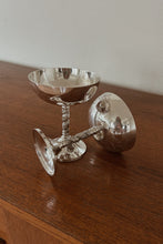 1930's DECO ETCHED SILVER COUPES