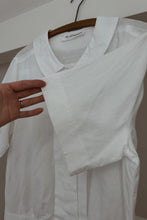 EARLY 1990's NARRAGANSETT LINEN PLEAT PANEL BLOUSE | SIZE M