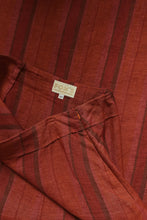 1990's FOX'S PURE LINEN STRIPE MAXI SKIRT | SIZE M