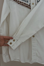 1970's QUILTED SOUTHWESTERN SHIRT | SIZE M