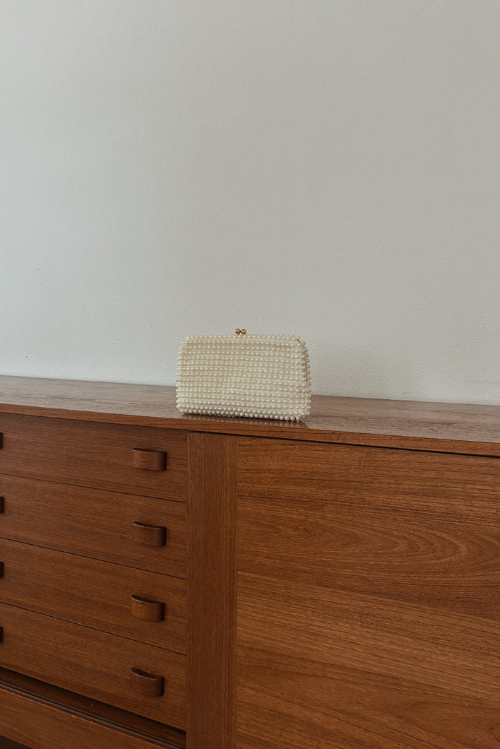 1960's PEARL KNIT CLUTCH | 9