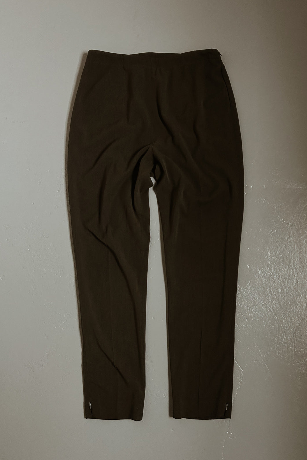 1990's RALPH LAUREN SOFT OLIVE TWILL RIDING PANTS | SIZE 29/30