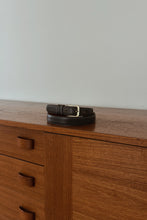1980's COACH GREY LEATHER BELT | SIZE L