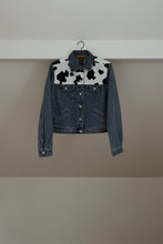 1990's BACCINI COW YOKE DENIM JACKET | SIZE S