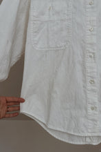 1980's ILIO COTTON FLORAL JACQUARD SHIRT | SIZE M