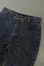 1990's LAWMAN WESTERN STOVEPIPE DENIM | SIZE 28/29