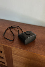 1990's BLACK SOFT LEATHER BOX BAG
