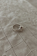 1970's 925 STERLING SILVER MODERNIST CAVIAR RING | SIZE 6.5