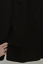 1940's RARE BOBBY BURNS BLACK WOOL JACKET | SIZE M