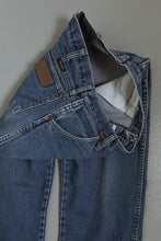 1980's WRANGLER COWBOY RAW HEM DENIM | SIZE 28