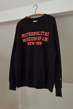 1990's THE MET NAVY RAGLAN | SIZE L
