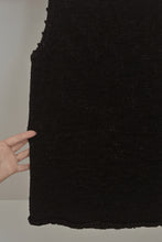 Y2K BLACK RAMIE KNIT TANK | SIZE M