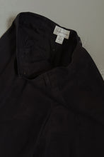 1990's PURE LINEN NAVY PLEATED TROUSER SHORTS | SIZE 26/27