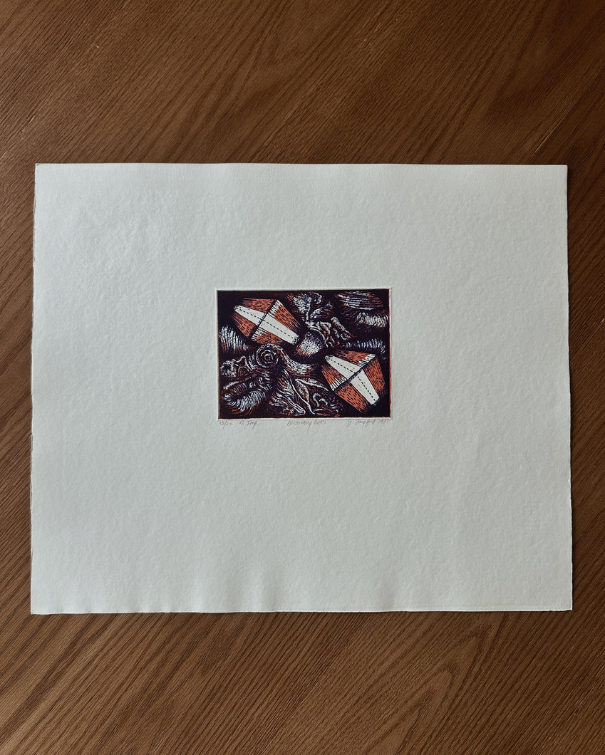 1971 RARE JAMES LANGFORD (YALE AT NORFOLK) SIGNED LIMITED EDITION PRINT | 15
