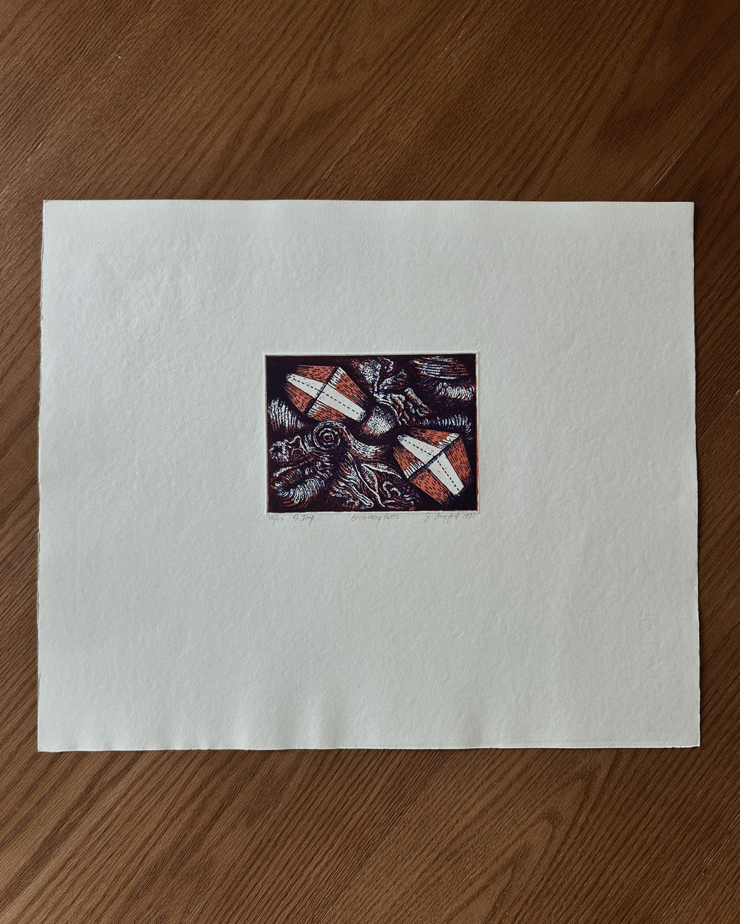 1971 RARE JAMES LANGFORD (YALE AT NORFOLK) SIGNED LIMITED EDITION PRINT | 15