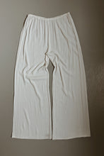 1990's CRINKLE RAYON LOUNGE TROUSERS | SIZE L