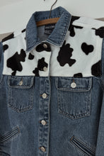 1990's BACCINI COW YOKE DENIM JACKET | SIZE S