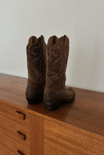 1990's J B DILLON WESTERN GOAT LEATHER COWBOY BOOTS | SIZE 9