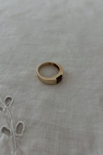 1960's 10KT SOLID GOLD RUBY GARNET RING | SIZE 7