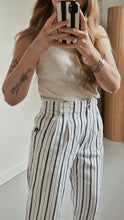 1980's CATALINA STRIPE STOVEPIPE TROUSERS | SIZE 29/30