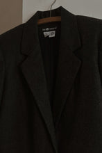 1990's CHARCOAL PURE WOOL BLAZER | SIZE M