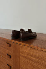 1980's OXBLOOD BASS LEATHER PENNY LOAFERS | SIZE 6.5