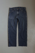 1980's WRANGLER COWBOY RAW HEM DENIM | SIZE 28