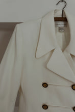 1990's TEXTURED CROPPED OFFICER'S JACKET | SIZE S/M