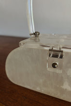 1950's CLEAR LUCITE BOX BAG