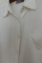 1990's CLASSIC COTTON + LINEN SHIRT | SIZE M