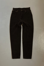 1990's LEVI'S 521 STOVEPIPE BLACK DENIM | SIZE 29