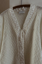 1990's QUILTED TRIM FEMME KNIT JACKET