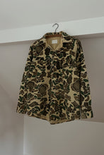 EARLY 1980's FROG SKIN CAMO SHIRT JACKET | SIZE M