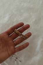 1880's VICTORIAN GOLD FILL ETCHED BUCKLE BAR BROOCH