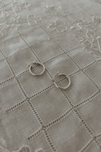 1980's 925 STERLING SILVER HOOPS
