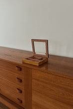 1950's RARE DORVILLIERS PARIS BURL WOOD JEWELRY BOX | 7" x 7" x 2"